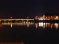 photo de nuit du Pont de Saint Laurent sur Saône