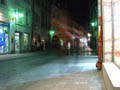 photo d'une rue de Besançon de nuit